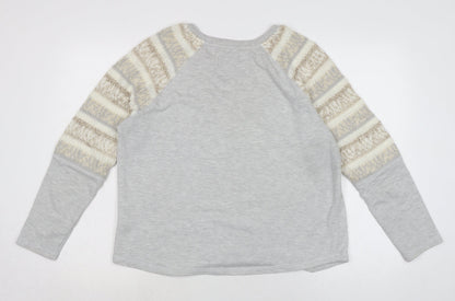 Womens UK Size 14 Marks and Spencer Grey Pullover Jumper