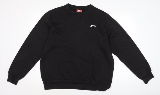 Mens UK Size L Slazenger Black Pullover Sweatshirt