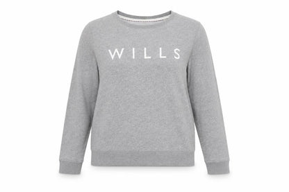 Womens UK Size 8 Jack Wills Grey Pullover Sweatshirt