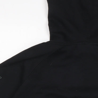 collosseum Mens Black Geometric Cotton Pullover Hoodie Size M