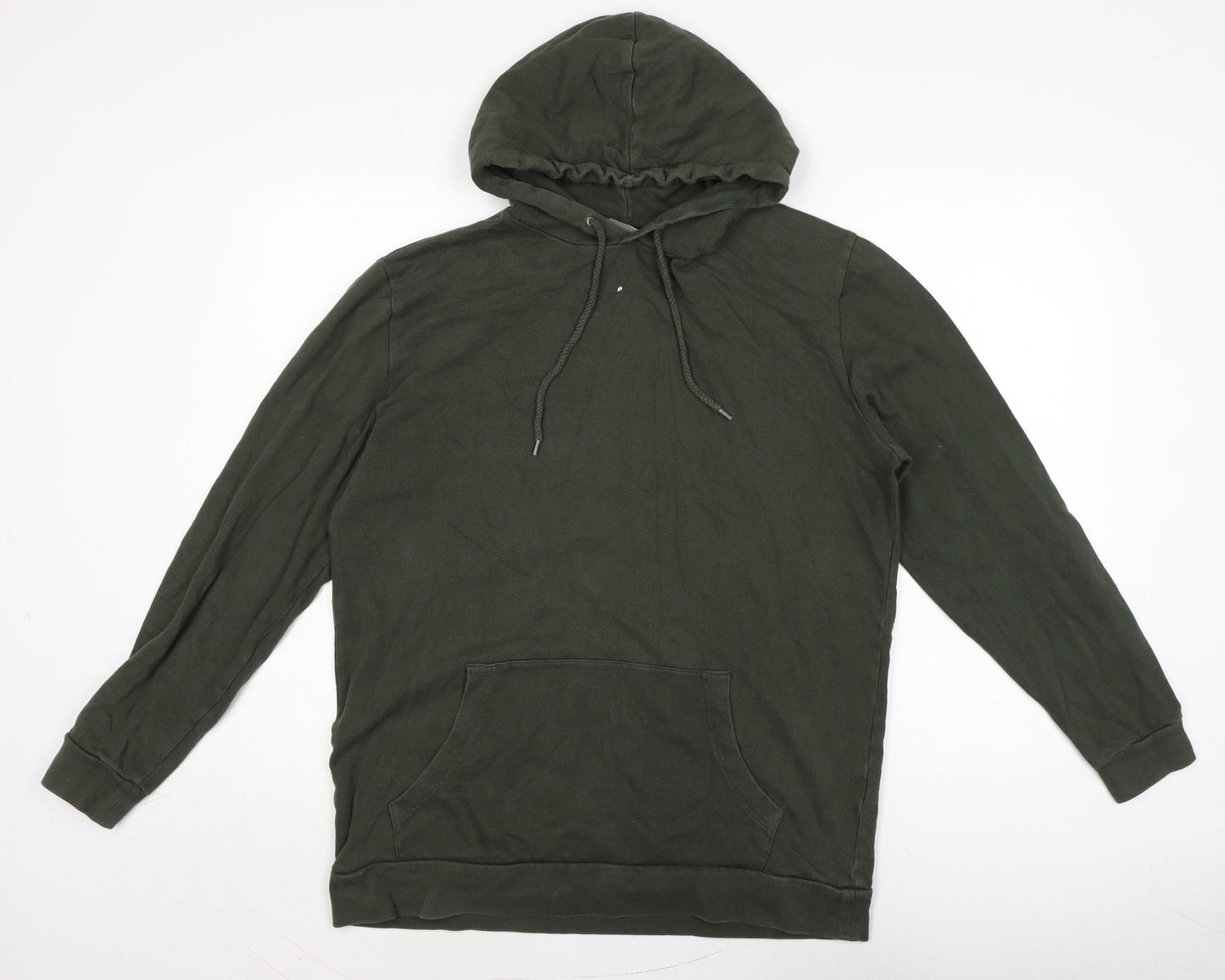 Mens UK Size M ASOS Green Pullover Hoodie