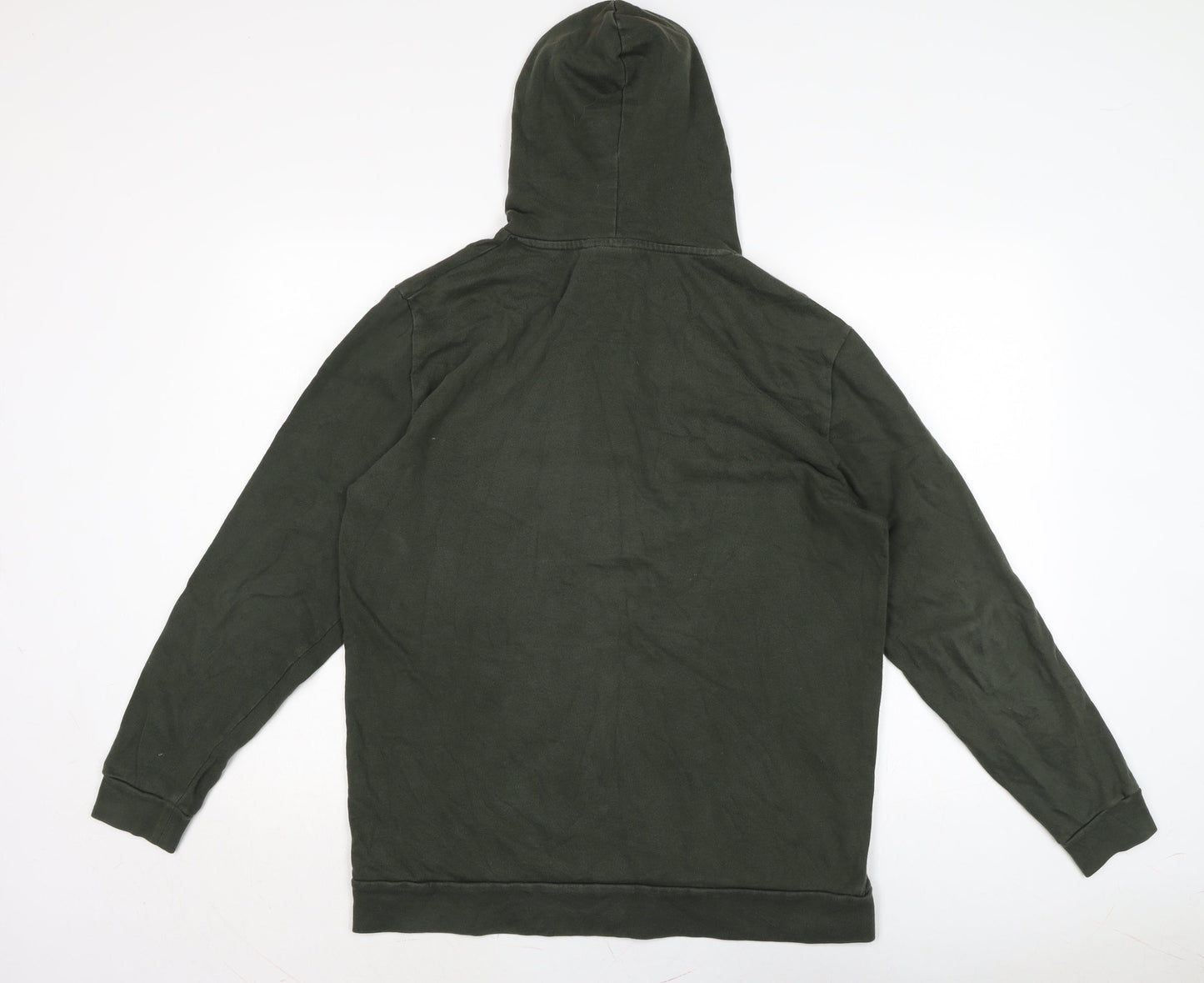 Mens UK Size M ASOS Green Pullover Hoodie