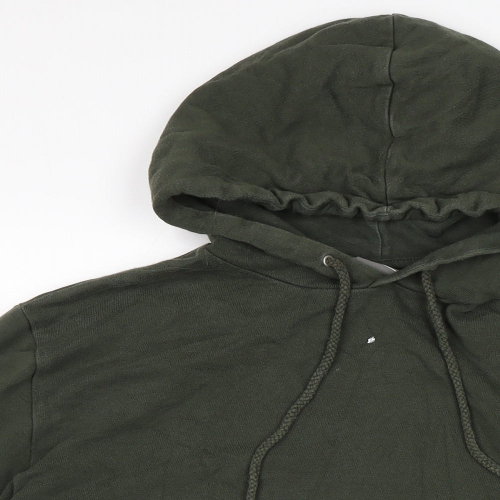 Mens UK Size M ASOS Green Pullover Hoodie