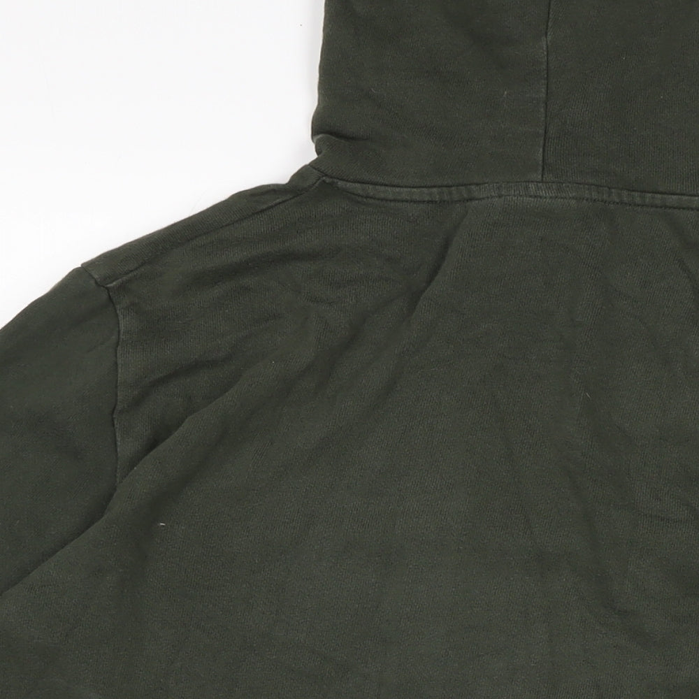 Mens UK Size M ASOS Green Pullover Hoodie