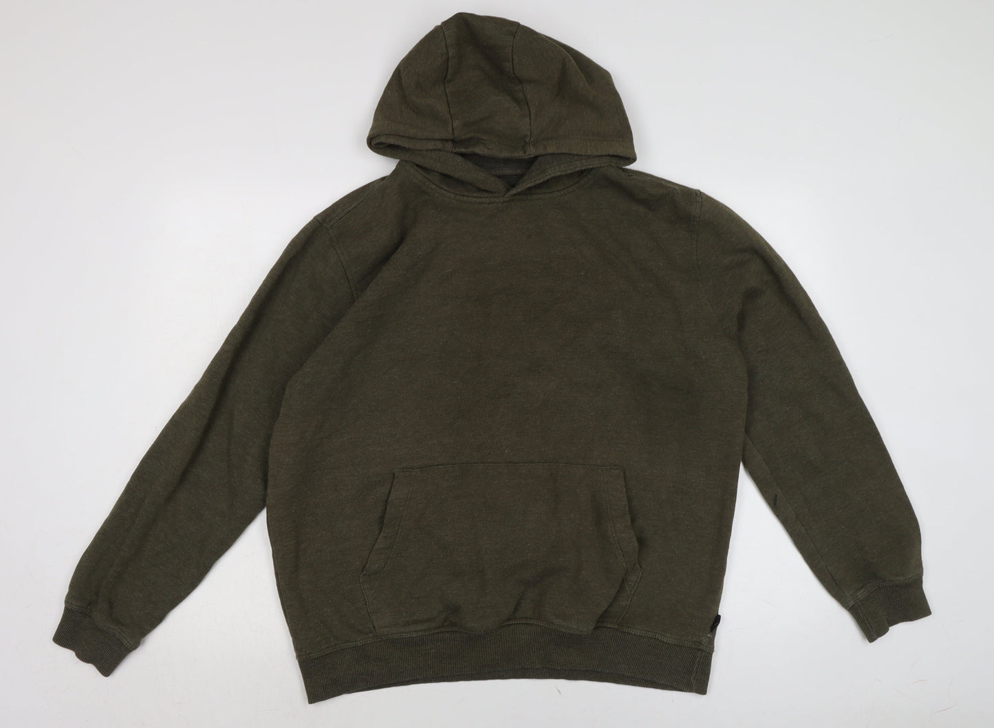 Mens UK Size L Burton Green Pullover Hoodie