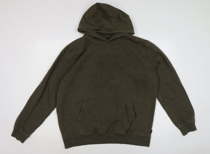 Mens UK Size L Burton Green Pullover Hoodie
