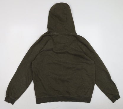 Mens UK Size L Burton Green Pullover Hoodie