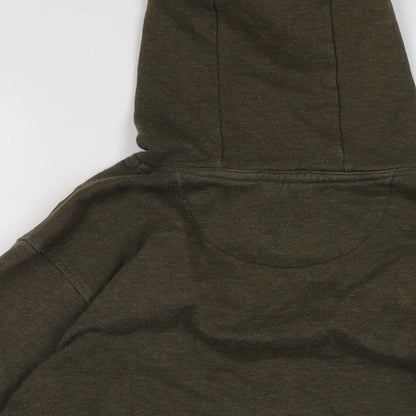 Mens UK Size L Burton Green Pullover Hoodie