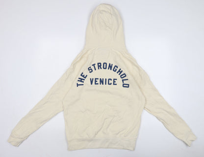 The Stronghold Mens Grey Cotton Pullover Hoodie Size S