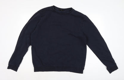 Mens UK Size L NEXT Blue Pullover Sweatshirt