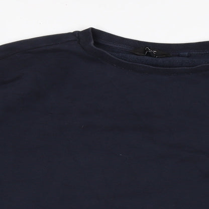 Mens UK Size L NEXT Blue Pullover Sweatshirt