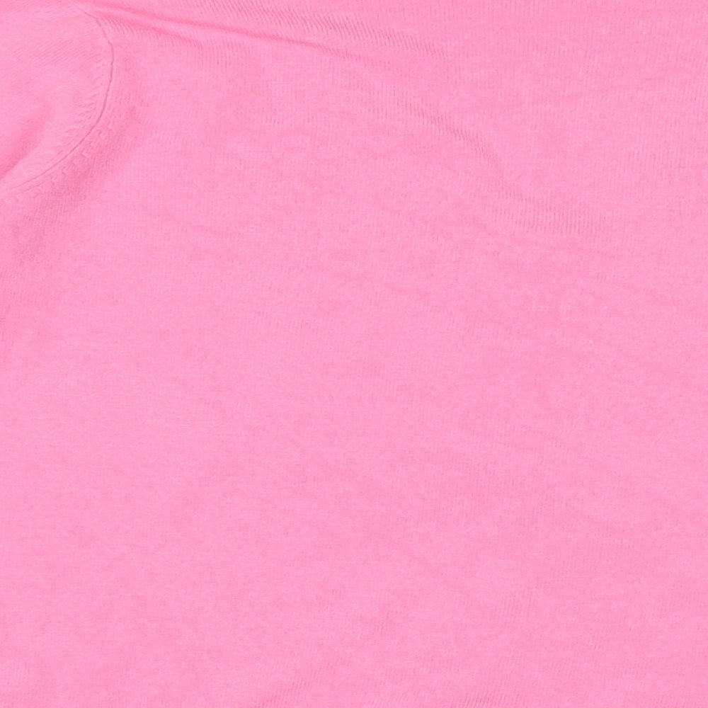 Womens UK Size 14 Marks and Spencer Pink Pullover Jumper