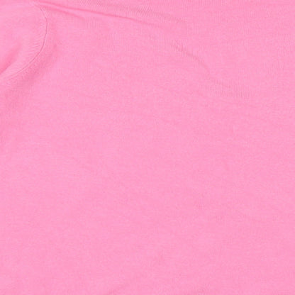 Womens UK Size 14 Marks and Spencer Pink Pullover Jumper
