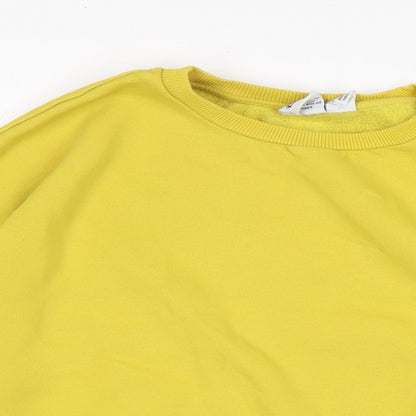 Womens UK Size L Disney Yellow Pullover Sweatshirt