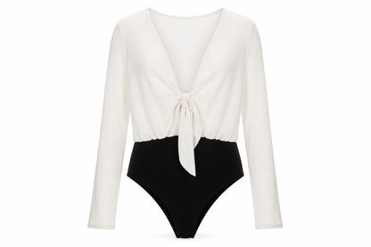 Womens UK Size 14 Boohoo One-Piece White Bodysuit