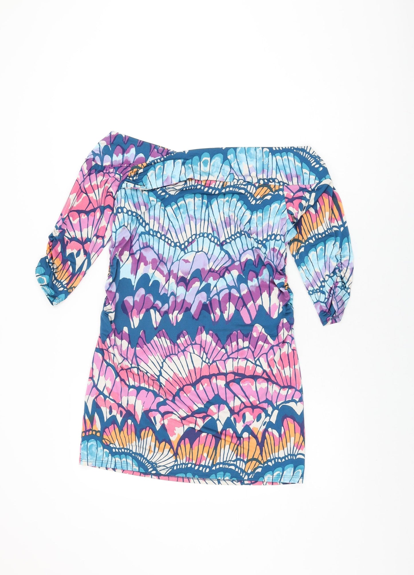 Womens UK Size 14 NEXT Multicoloured Basic T-Shirt
