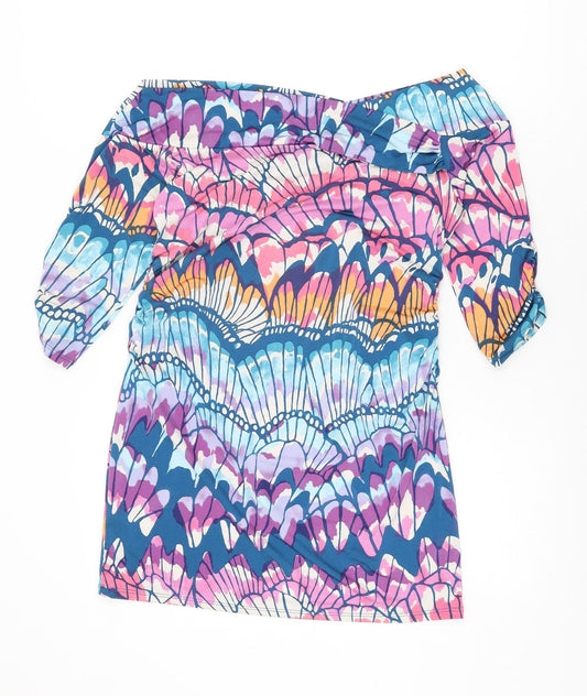 Womens UK Size 14 NEXT Multicoloured Basic T-Shirt
