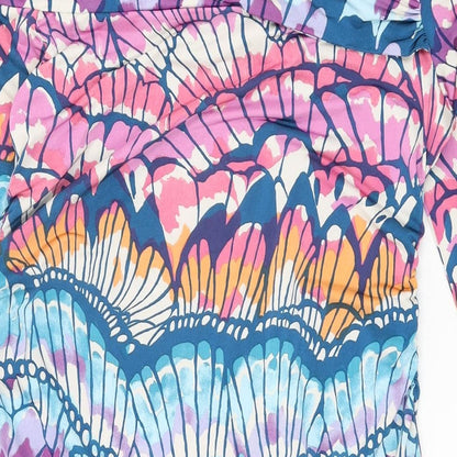 Womens UK Size 14 NEXT Multicoloured Basic T-Shirt