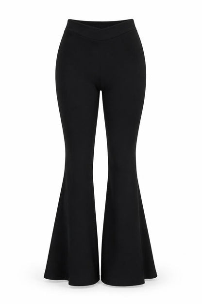 PRETTYLITTLETHING Womens Beige Polyester Trousers Size 4 L32.5 in Regular