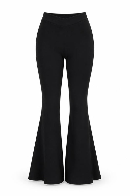 PRETTYLITTLETHING Womens Beige Polyester Trousers Size 4 L32.5 in Regular