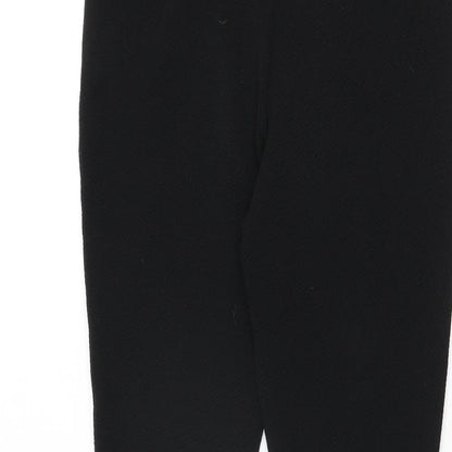 PRETTYLITTLETHING Womens Beige Polyester Trousers Size 4 L32.5 in Regular