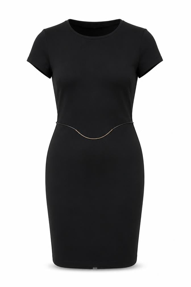 Kaleidoscope Womens Black Polyester Bodycon Size 10 Round Neck Pullover