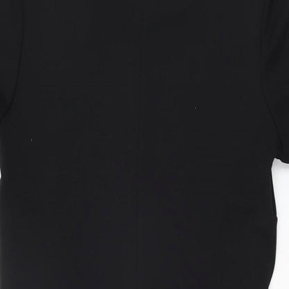 Kaleidoscope Womens Black Polyester Bodycon Size 10 Round Neck Pullover