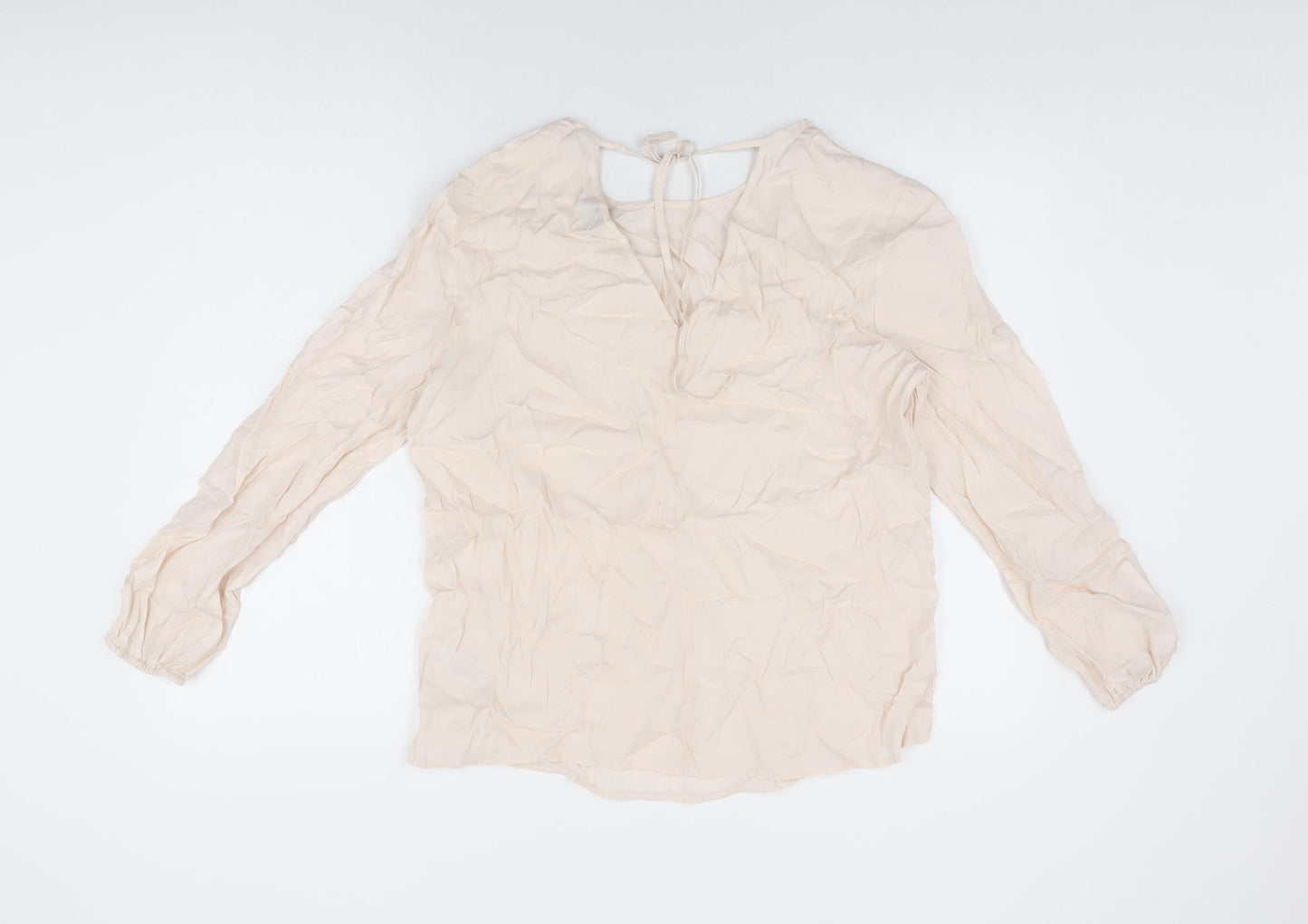 Autograph Womens Pink Cupro Basic T-Shirt Size 12 Round Neck