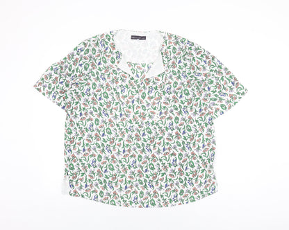 Womens UK Size 16 Marks and Spencer White Basic Blouse