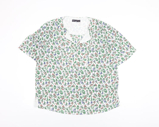 Womens UK Size 16 Marks and Spencer White Basic Blouse