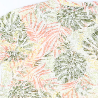 Womens UK Size 10 Isle Multicoloured Basic Button-Up