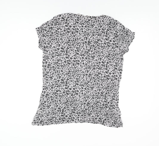 Womens UK Size 16 Marks and Spencer Grey Basic T-Shirt