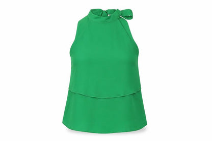 Womens UK Size XS Zara Green Basic Blouse
