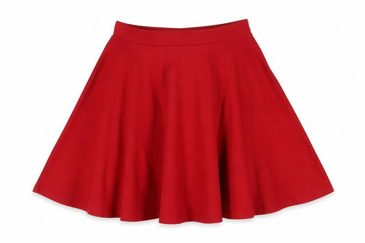 Zoot Womens Red Viscose Skater Skirt Size S