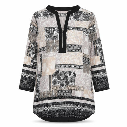 Womens UK Size S Wallis Beige Tunic Blouse
