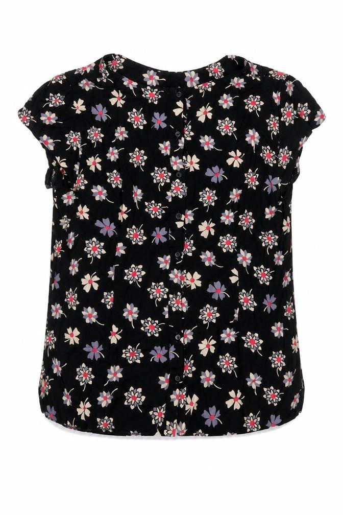 Womens UK Size 14 Billie & Blossom Black Basic Blouse