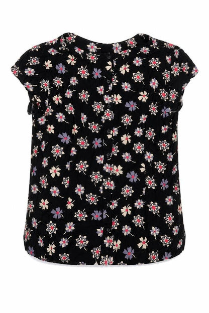Womens UK Size 14 Billie & Blossom Black Basic Blouse