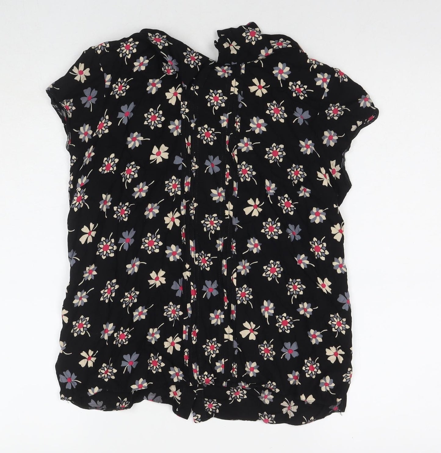 Womens UK Size 14 Billie & Blossom Black Basic Blouse