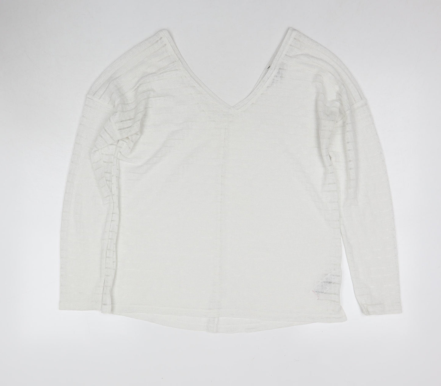 Womens UK Size 12 NEXT White Basic Blouse