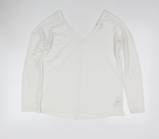 Womens UK Size 12 NEXT White Basic Blouse