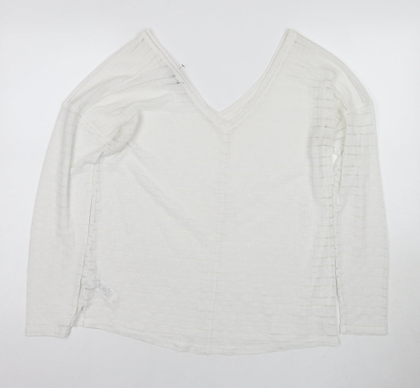 Womens UK Size 12 NEXT White Basic Blouse