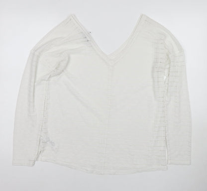 Womens UK Size 12 NEXT White Basic Blouse