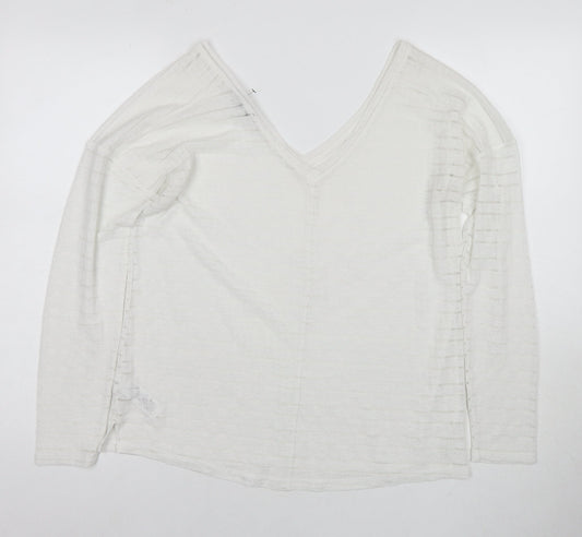 Womens UK Size 12 NEXT White Basic Blouse