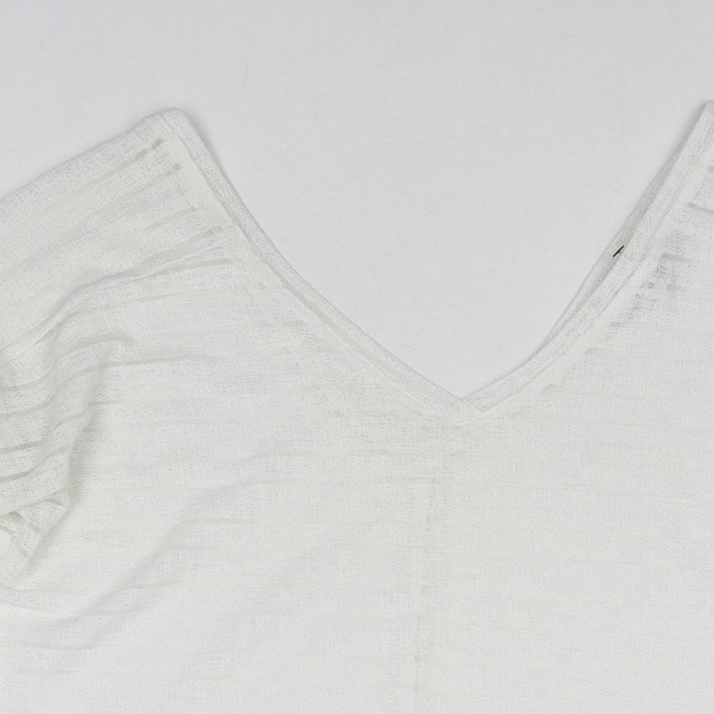 Womens UK Size 12 NEXT White Basic Blouse