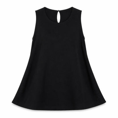 Womens UK Size S Mango Black Basic Tank