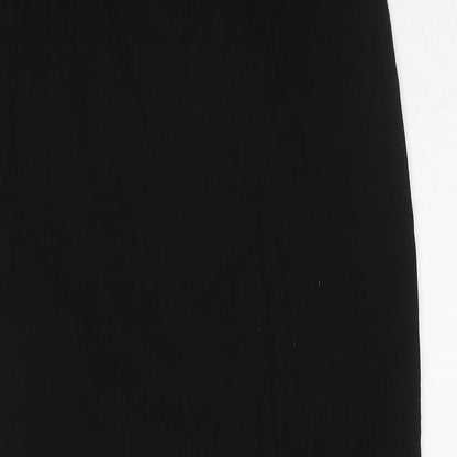 H&M Womens Black Polyester Maxi Skirt Size S