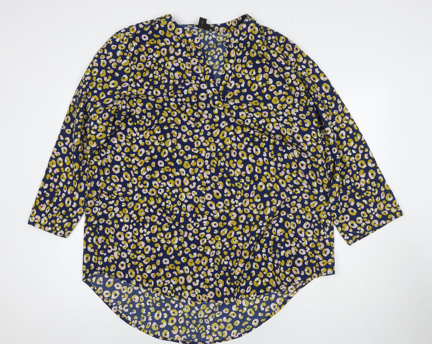 Womens UK Size 20 Izabel Multicoloured Tunic Blouse