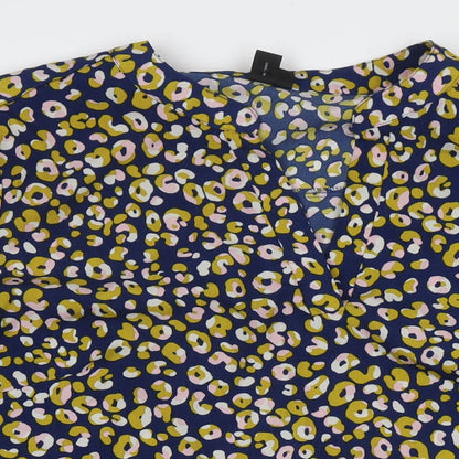 Womens UK Size 20 Izabel Multicoloured Tunic Blouse