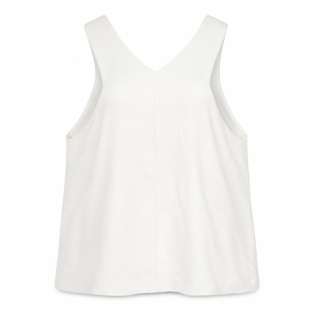 Womens UK Size 8 Topshop White Basic Tank