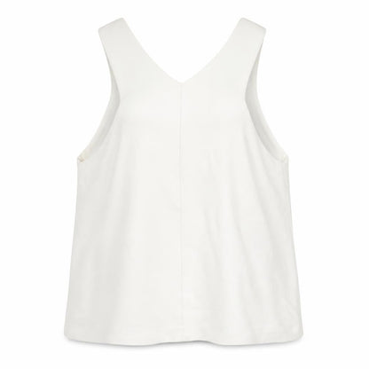 Womens UK Size 8 Topshop White Basic Tank